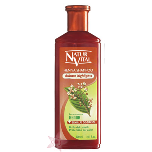 NaturVital Henna Shampoo Auburn Highlıghts