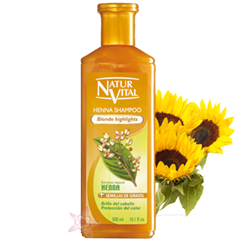 NaturVital Henna Shampoo Blonde Highlıghts - Sarı ve Açık Renk İçin 300 ml 