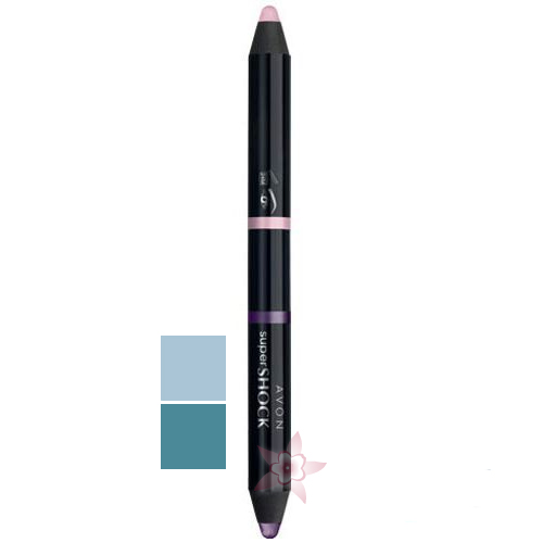 AVON Avon Supershock Eyeshadow Pencil - Princess Pink & Royal Velvet