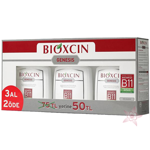 Bioxcin Genesis Saç Dökülmesine Karşı 300ML Stres Kaynaklı Dökülmeler İçin Şampuan Set