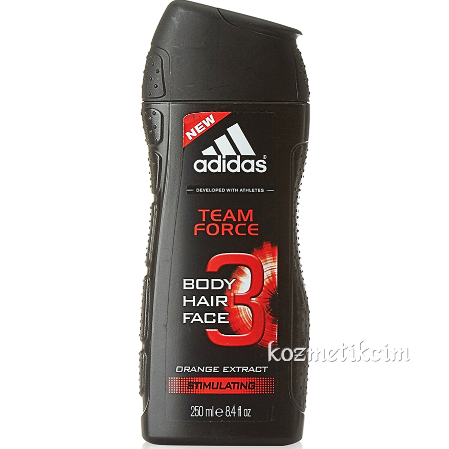 Adidas Team Force Üçü Bir Arada Duş Jeli 250 ml