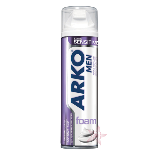 Arko Men Sensitive Skin -Hassas Ciltler İçin Traş Köpüğü 200 ml 