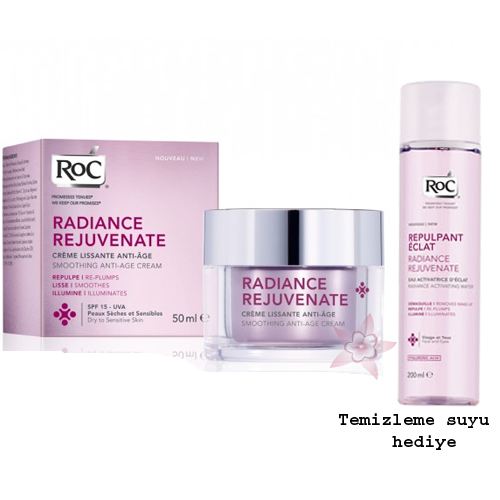 RoC Radiance Rejuvenate  Pürüzsüzleştirici Yaşlanma Karşıtı Bakım Seti