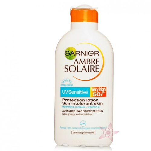 Garnier Ambre Solaire Sensitive Güneş Koruyucusu Spf 50 - 200 ml 