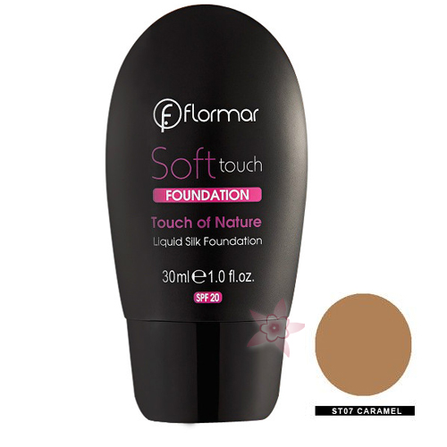 Flormar Soft Touch Fondöten Spf 20 - 30 ml  07-Caremel