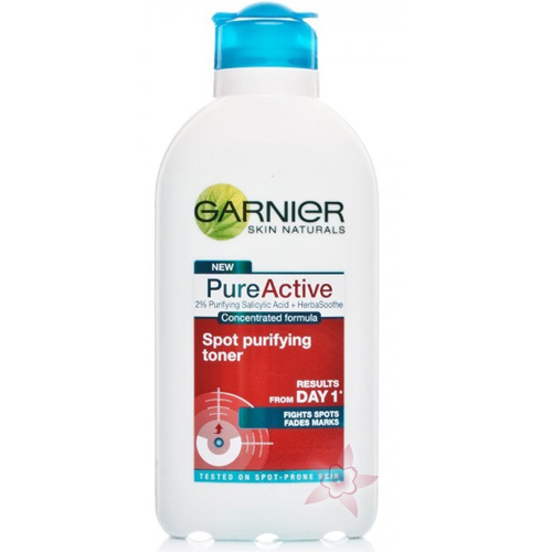 Garnier Skin Naturals Aktif , Saf & Temiz Yoğun Bakım Sivilce Karşıtı Matlaştırcı Tonik 200 ml 