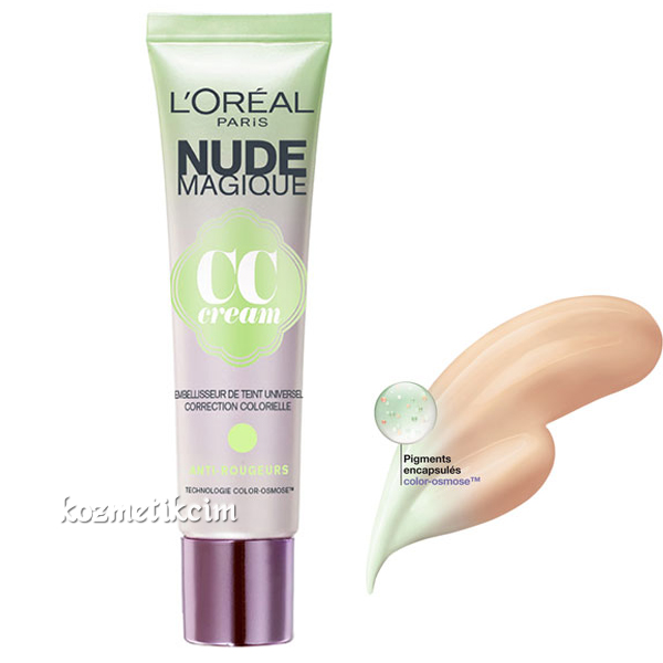 L'Oréal Nude Magique CC Krem Kızarıkları Kapatmak İçin