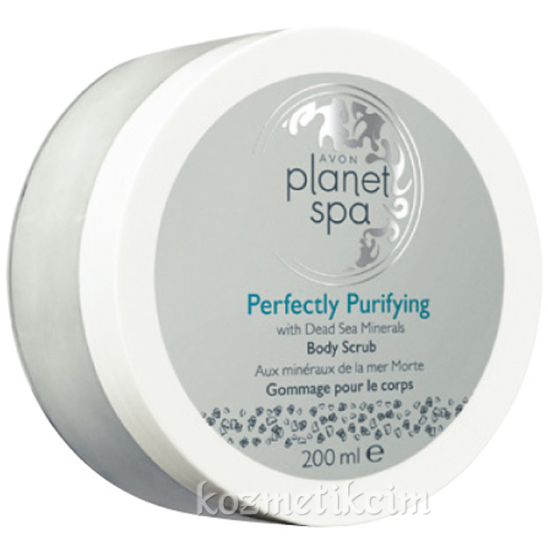 AVON Planet Spa Perfectly Purifying Ölü Deniz Mineralli Vücut için Arındırıcı Scrub 200 ml