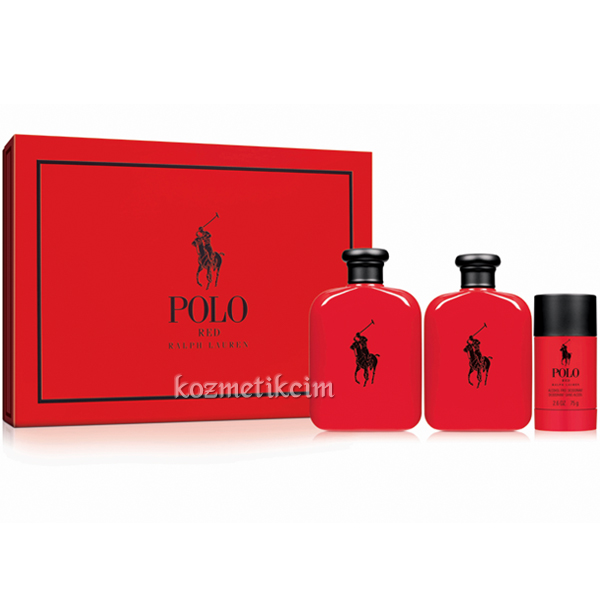 Ralph Lauren Polo Red Edt 125 ml Erkek Parfüm Seti