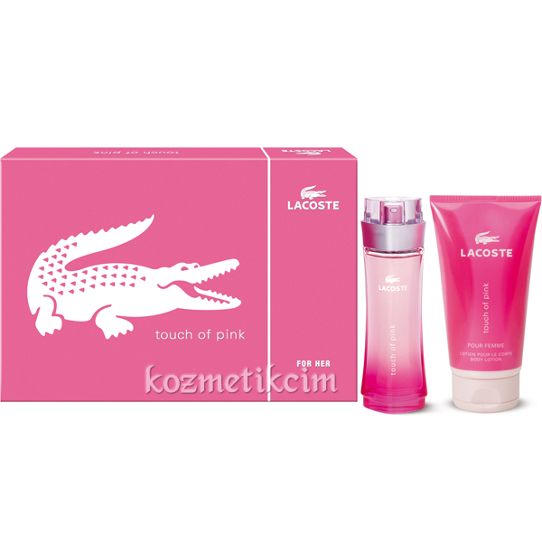Lacoste Touch of Pink Edt 90 ml Bayan Parfüm Seti