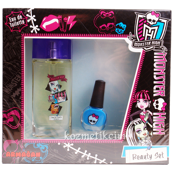 Monster High Edt 50 ml Çocuk Parfüm Seti Ojeli