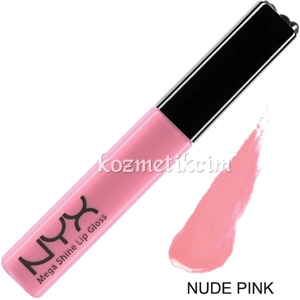 NYX Mega Shine Lip Gloss Dudak Parlatıcı Nude Pink