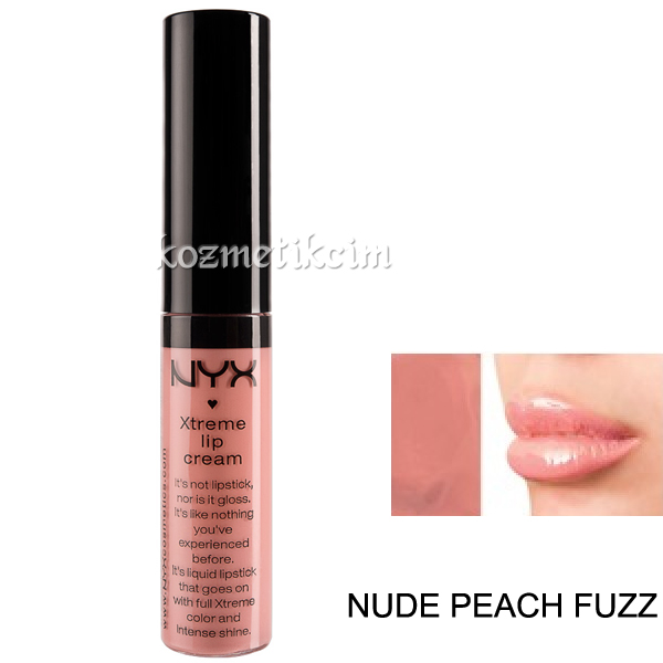 NYX Xtreme Lip Cream Yoğun Dudak Parlatıcı Nude Peach Fuzz