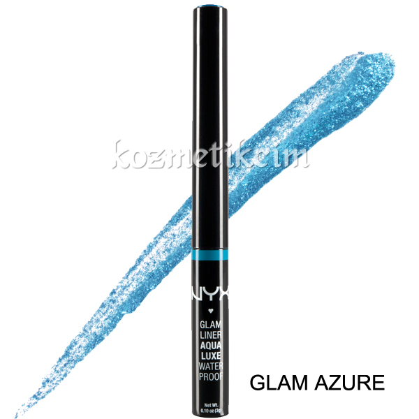 NYX Glam Liner Aqua Luxe Collection Eye Liner Glam Azure