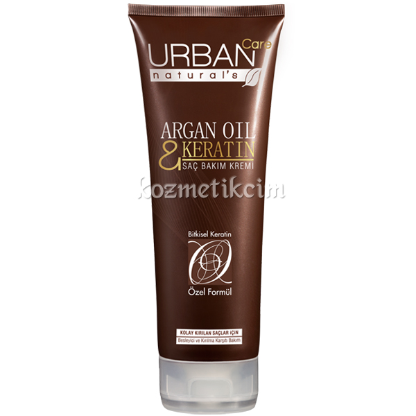 Urban Care Natural's Argan Oil & Bitkisel Keratin Kırılma Karşıtı Besleyici Saç Bakım Kremi