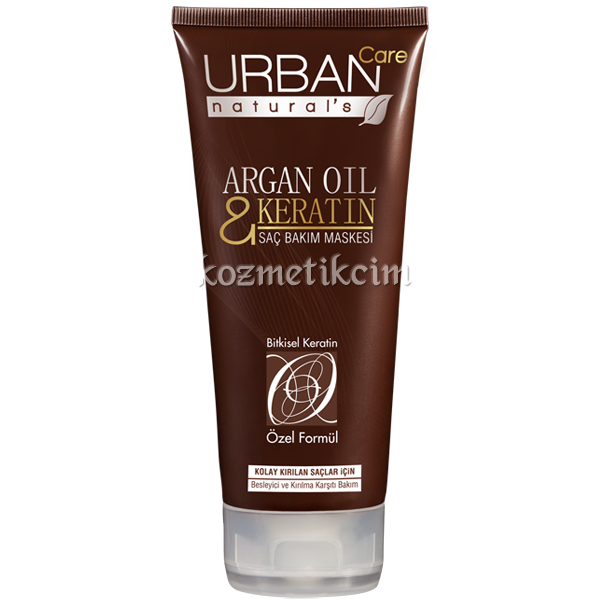 Urban Care Natural's Argan Oil & Bitkisel Keratin Kırılma Karşıtı Saç Bakım Maskesi
