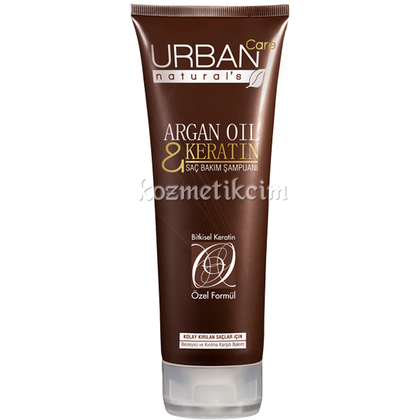 Urban Care Natural's Argan Oil & Bitkisel Keratin Kırılma Karşıtı Besleyici Şampuan
