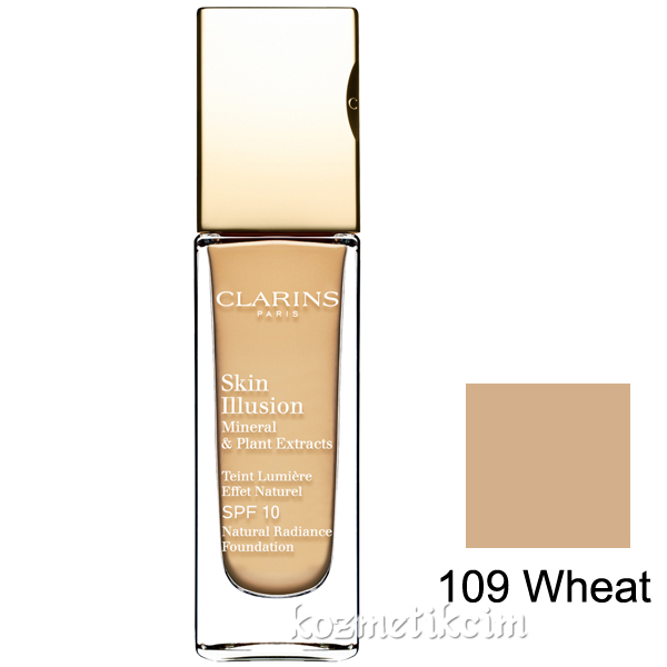 Clarins Skin Illusion Natural Radiance Foundation SPF 10 109 Wheat
