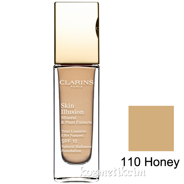Clarins Skin Illusion Natural Radiance Foundation SPF 10 110 Honey