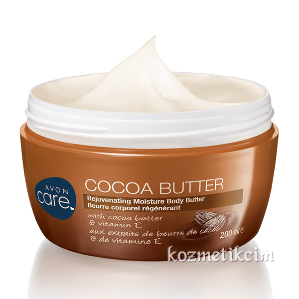 AVON Care Cocoa Butter Multipurpose Cream - Kakao Yağı ve E Vitamini İçeren Yüz,El ve Vücut Kremi 200 ml