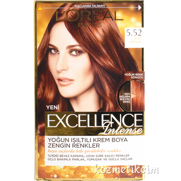L'Oréal Excellence Intense Saç Boyası 5.52 Sıcak Kestane