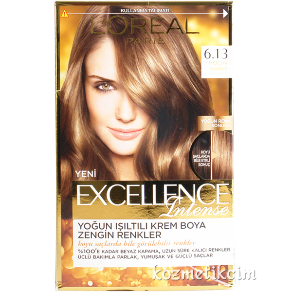 L'Oréal Excellence Intense Saç Boyası 6.13 Mocha Kahve