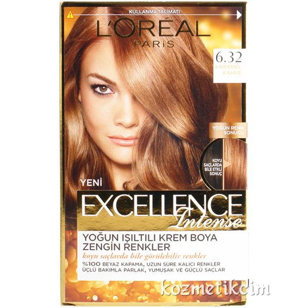 L'Oréal Excellence Intense Saç Boyası 6.32 Karamel Kahve