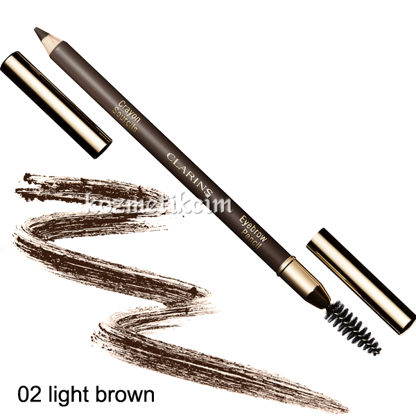 Clarins Eyebrow Pencil Kaş Kalemi 02 Light Brown
