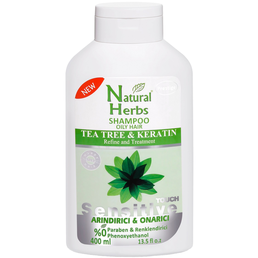 Natural Herbs Çay Ağacı & Keratin  Şampuan