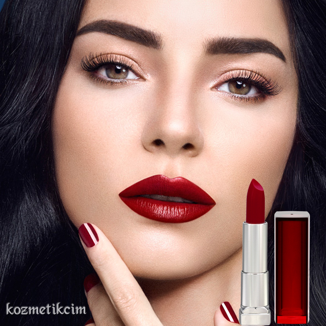 Maybelline Color Sensational Lipstick 547 Pleasure Me Red Merve Kırmızısı