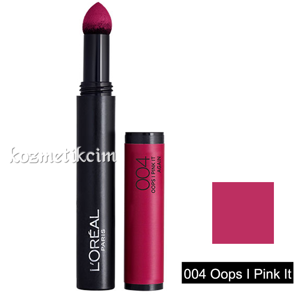 L'Oréal Infaillible Matte Max Ruj 004 Oops I Pink It