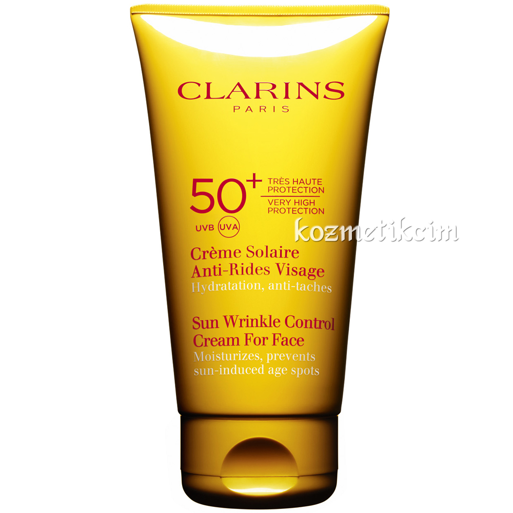 Clarins Sun Wrinkle Control Cream For Face Very High Protection UVB/UVA 50+