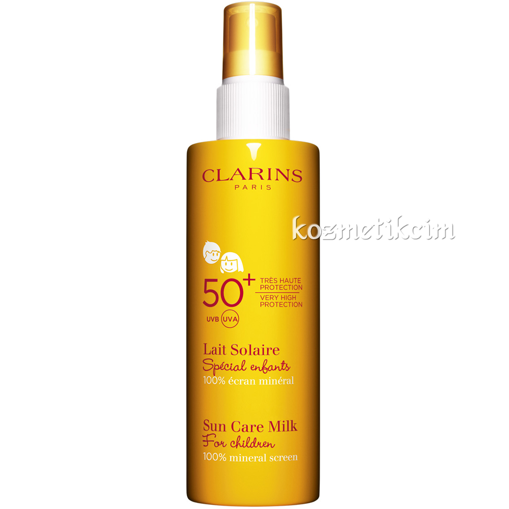 Clarins Sun Care Milk For Children 100% mineral screen  UVA/UVB 50+