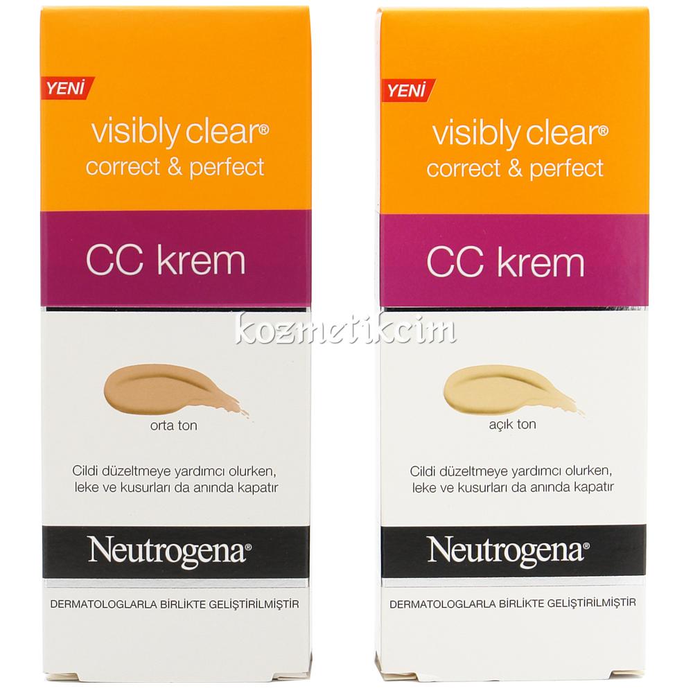Neutrogena Visibly Clear Correct & Perfect CC Krem 50 ml