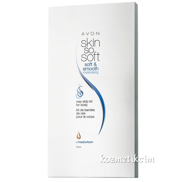 AVON Skin So Soft Soft & Smooth Vücut İçin Nemlendirici Ağda Bandı Kiti