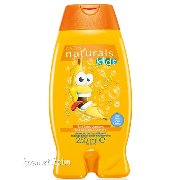 AVON Naturals Kids Muz Kokulu Şampuan ve Saç Kremi 250 ml