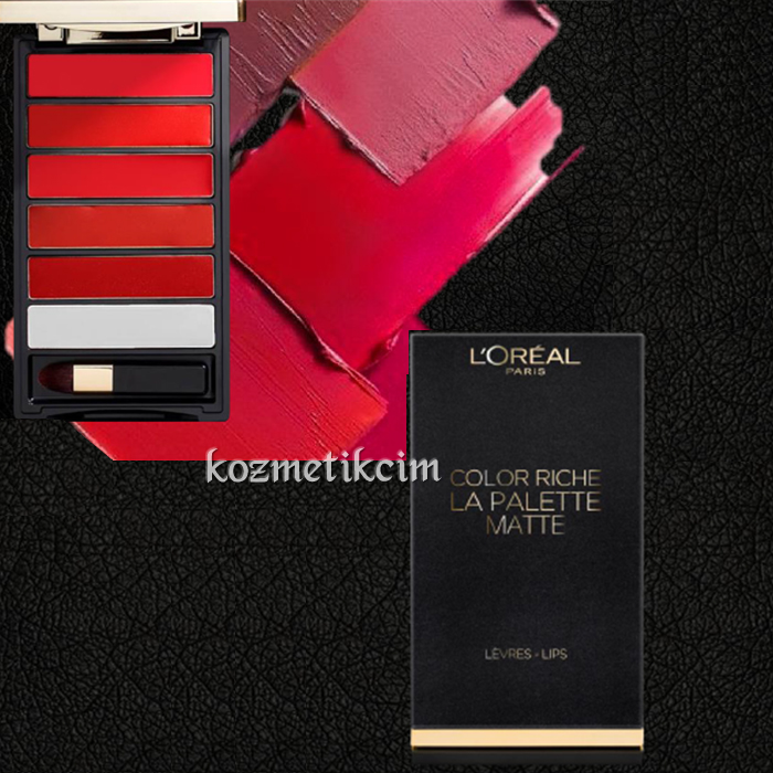 L'Oréal Color Riche La Palette Lip Matte Bold
