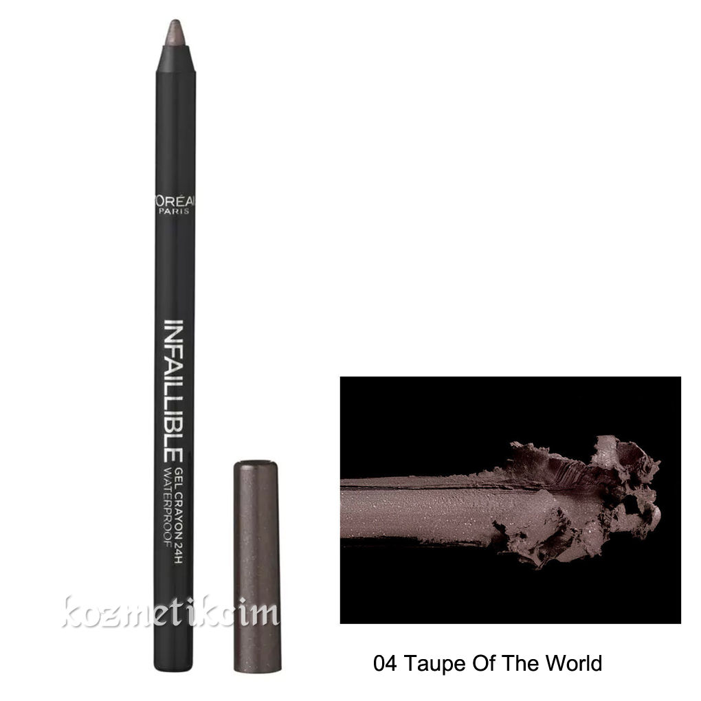 L'Oréal Infallible Gel Crayon Waterproof Eyeliner 04 Taupe Of The World
