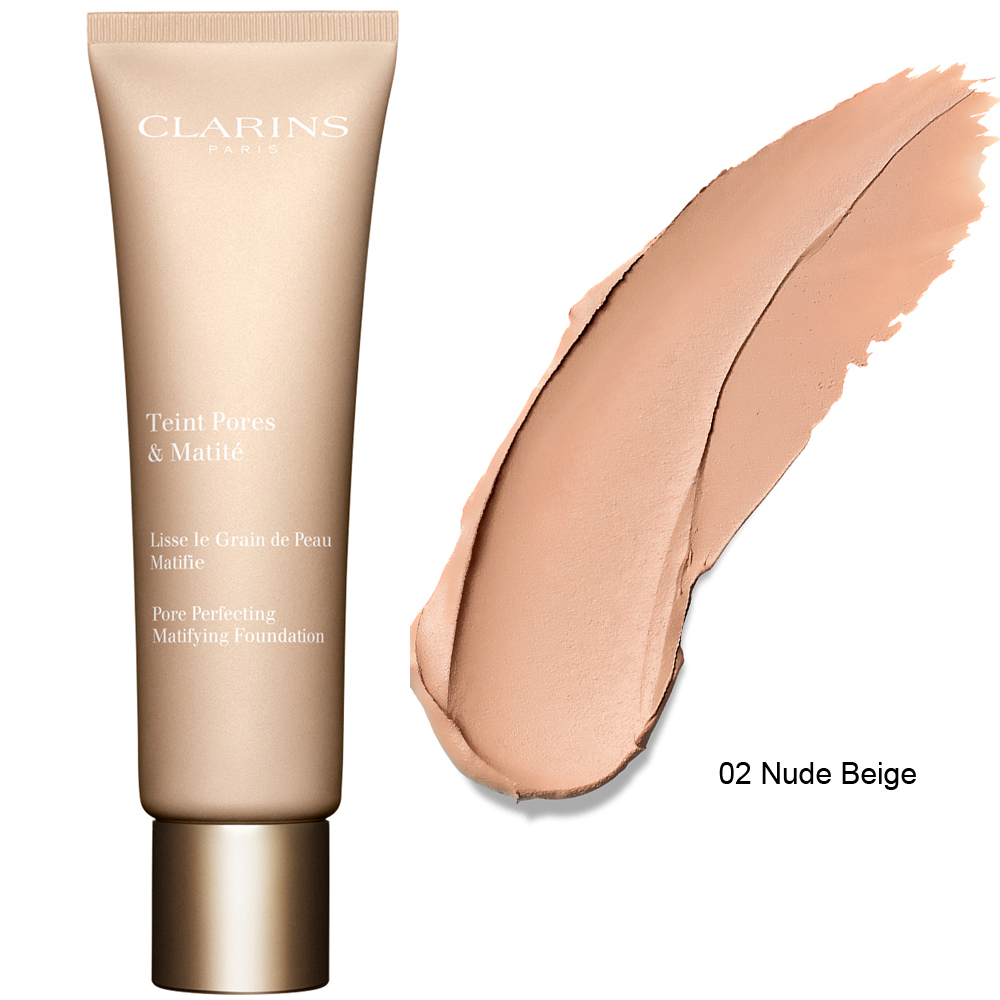 Clarins Pore Perfecting Matifying Foundation 30 ml 02 Nude Beige