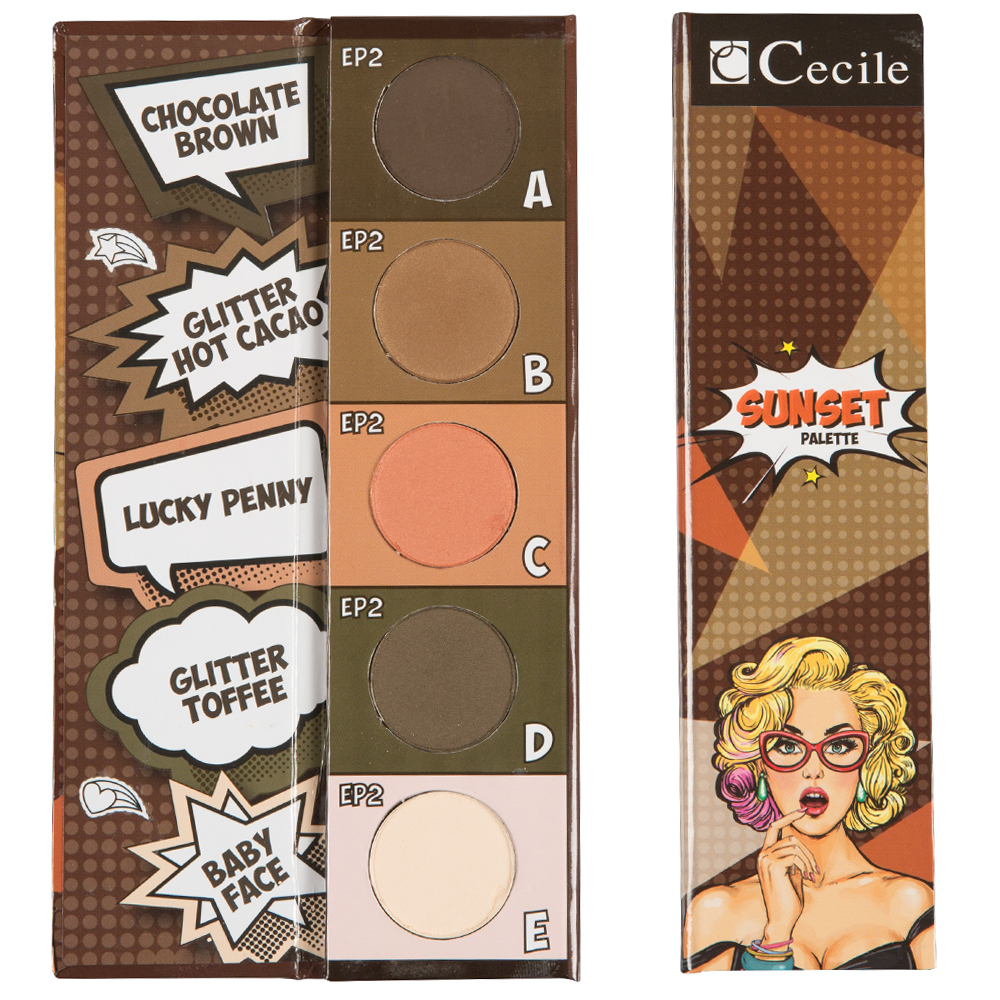 Cecile Sunset Eyeshadow Palette