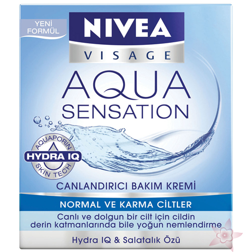 Nivea Visage Aqua Sensation Özel Bakım Kremi -Normal Ve Karma Cilt 50 ml 