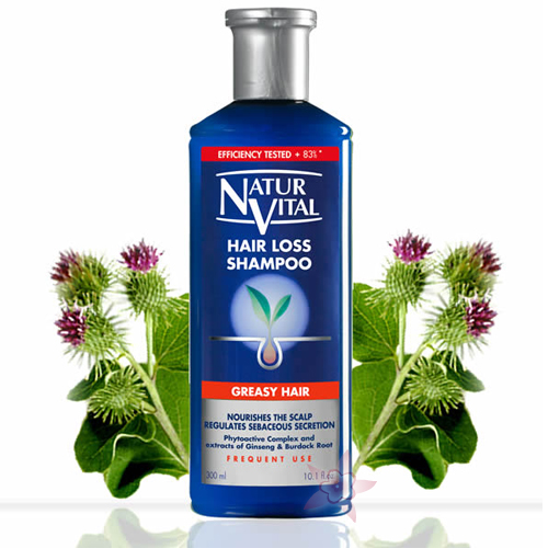 NaturVital HairLoss Şampuan -Yağlı Saçlar için