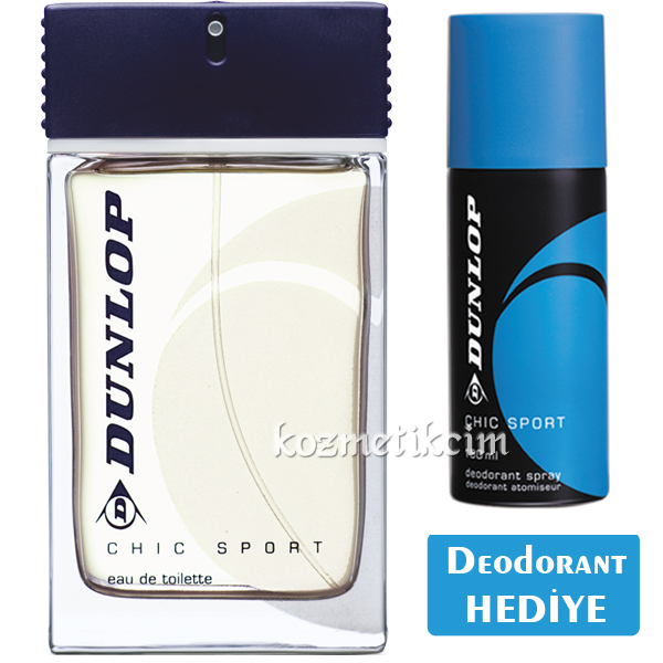 Dunlop Chic Sport Edt 100 ml Erkek Parfümü 150 ml Deodorant Hediye