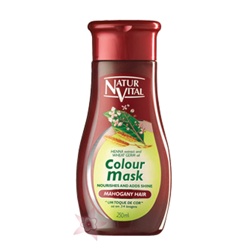NaturVital Colour Hair Mask Mahogany Hair -Kızıl Saçlar İçin 300 ml 