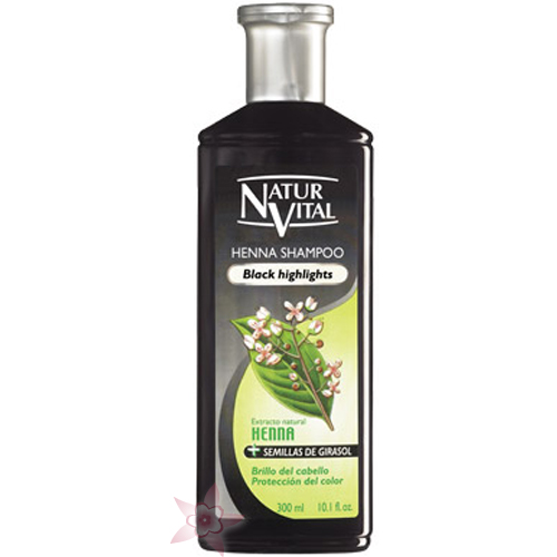 NaturVital Henna Shampoo Black Highlights