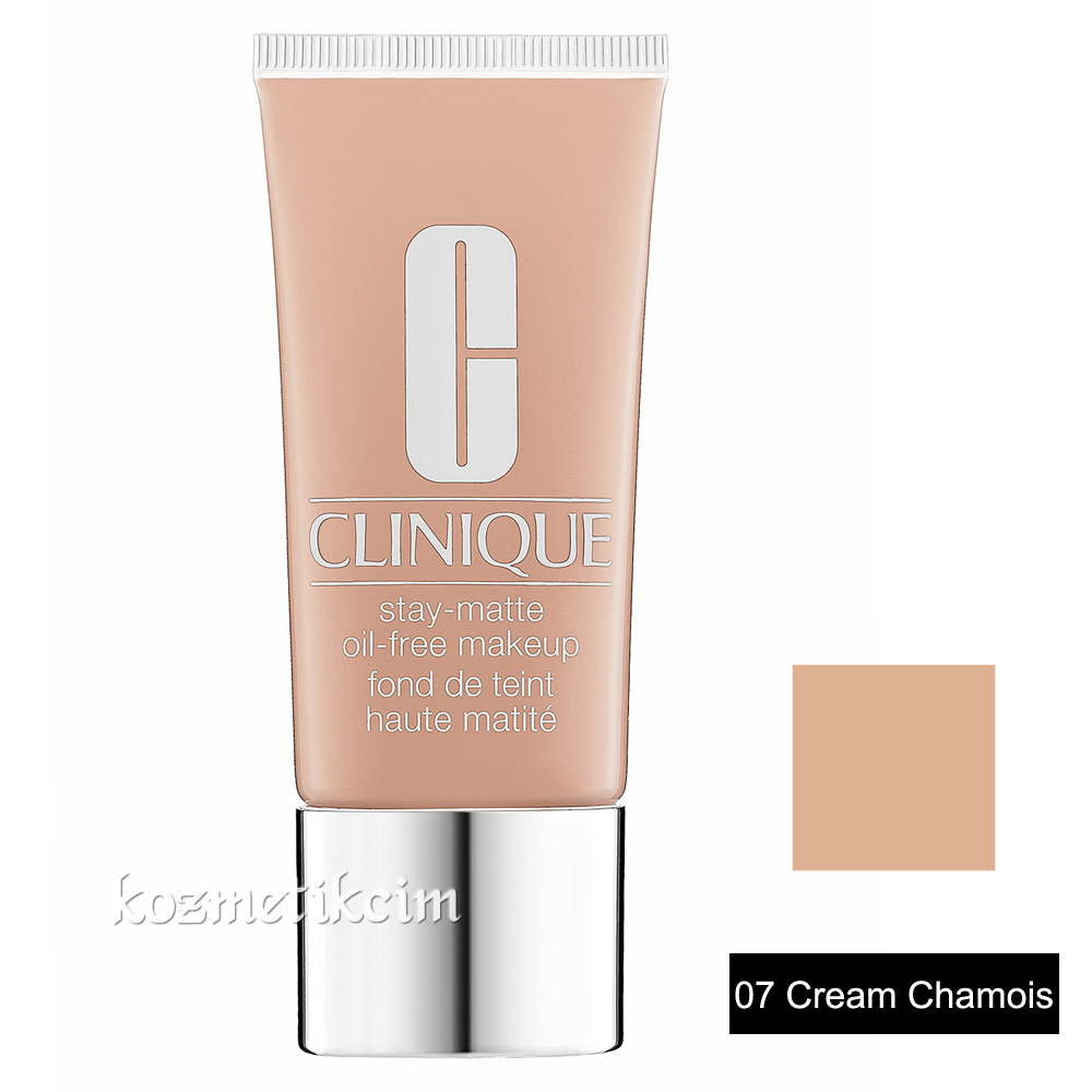 Clinique Stay-Matte Oil-Free Makeup 07 Cream Chamois