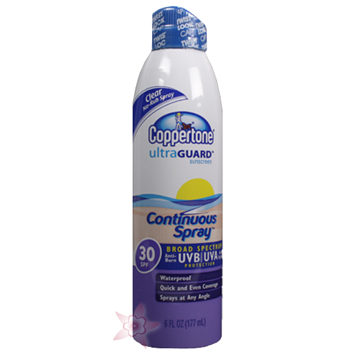Coppertone No rub Continous Spray SPF30
