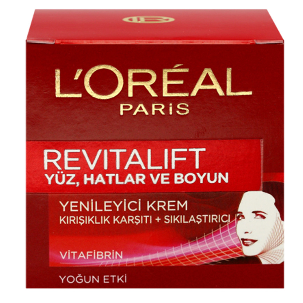 L'Oréal Revitalift Yüz, Hatlar Ve Boyun Yenileyici Krem 40+  50 ml 