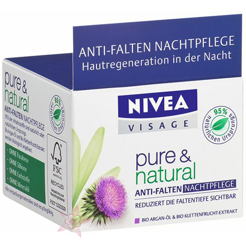 Nivea Nivea Pure & Natural Anti Age Gece Kremi
