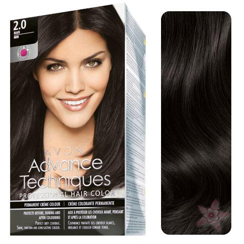 AVON Advance Techniques Saç Boyası 2.0 Doğal Siyah
